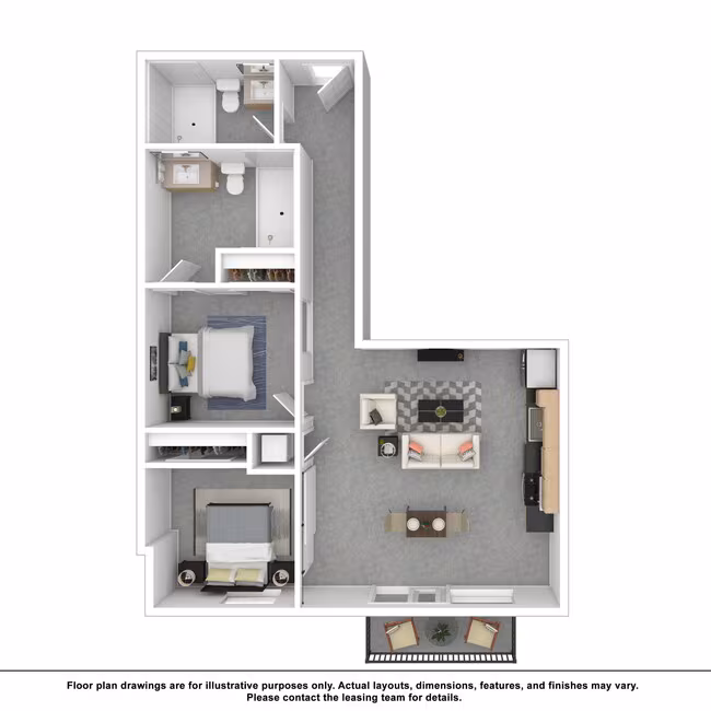 2x2 C E310 floor plan